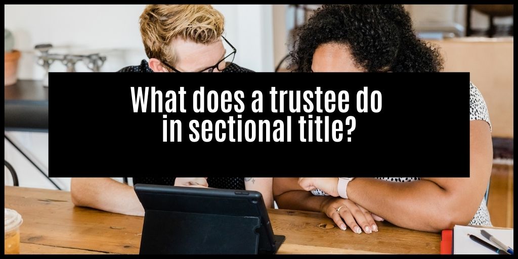 You are currently viewing What is the role of a trustee in sectional title schemes?