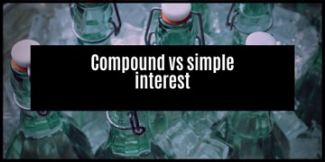 What is compound and simple interest?