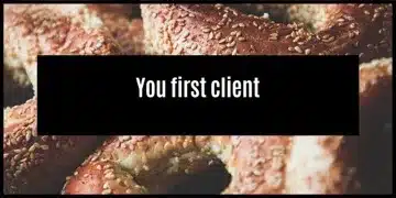 How to get your first successful client